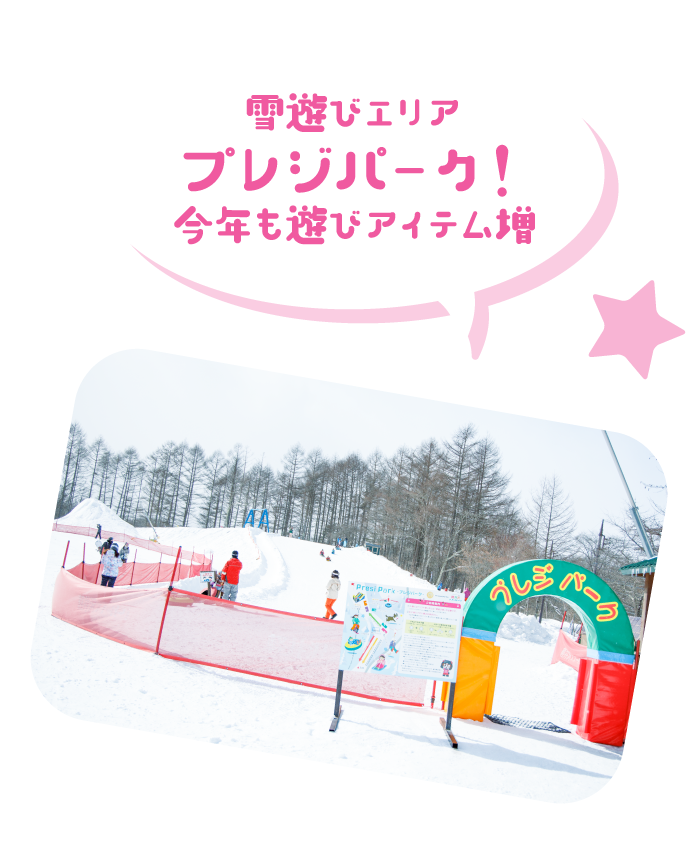 雪の遊園地！プレジパーク