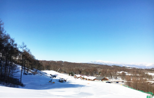 エッグコースのゲレンデ風景