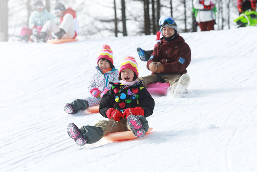 楽しさ倍増！雪の遊園地プレジパーク